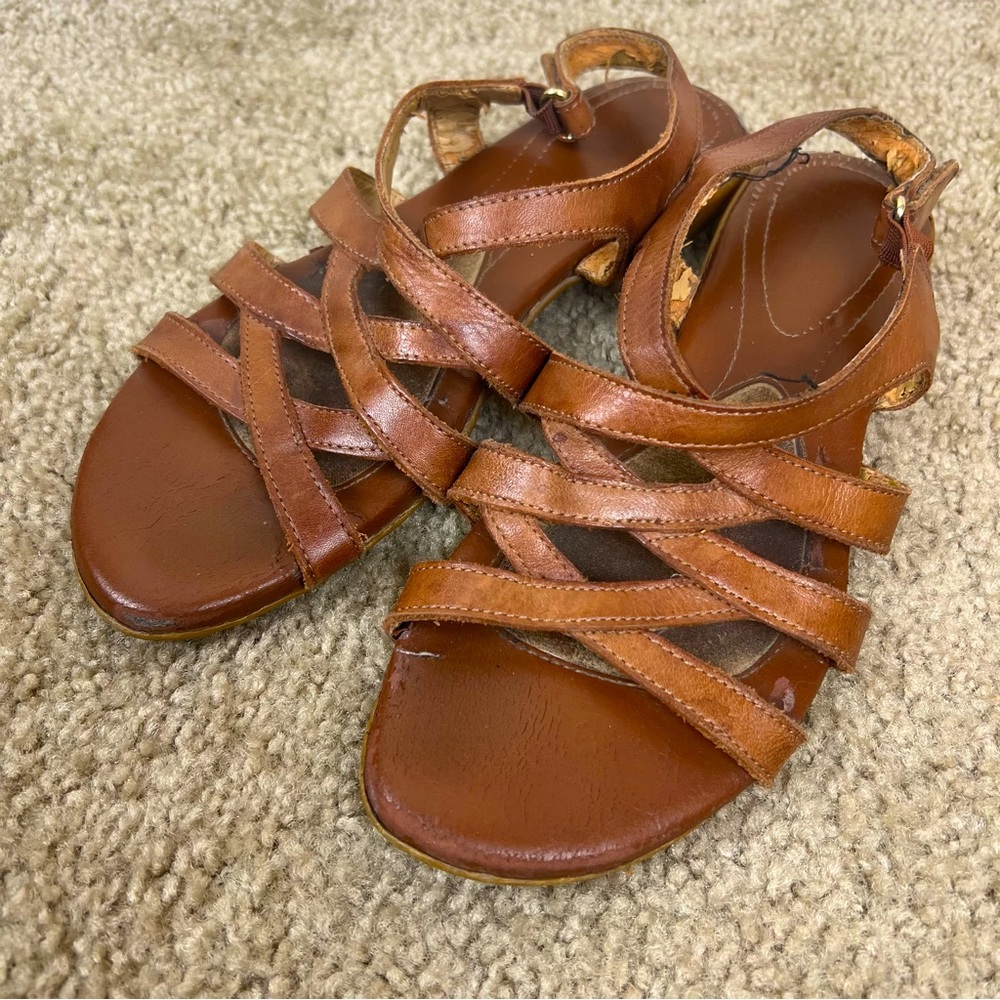 Brown Leather Upper Sandal